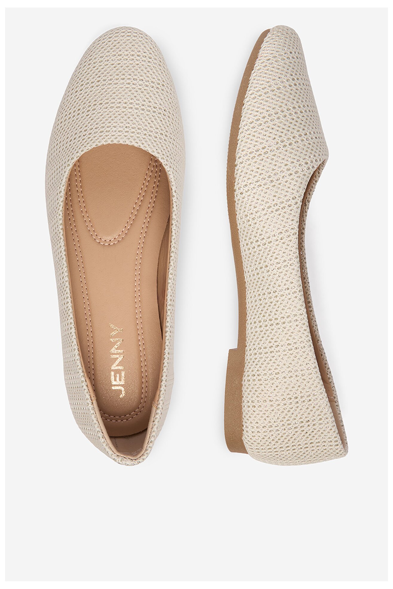 Baleriny Jenny CEO-WSS21732-01 Beżowy