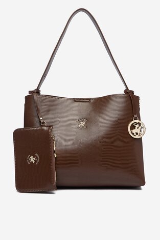Сумка З Ремінцем Beverly Hills Polo Club CEO-BHPC-W-04-A23 КОРИЧНЕВИЙ