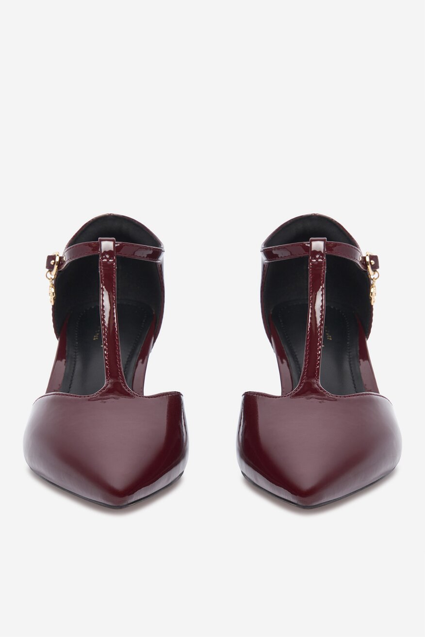 
                Туфлі-Човники NINE WEST СВІТЛО-БОРДОВИЙ - 5907964439394