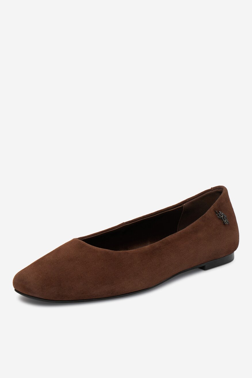 
                U.S. POLO ASSN. - Baleriny skórzane - 5906751922415