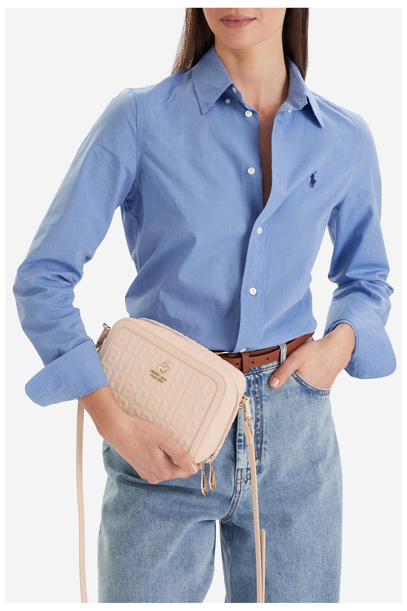 Torebka Beverly Hills Polo Club EO-BHPC-S-001-09 Ivory