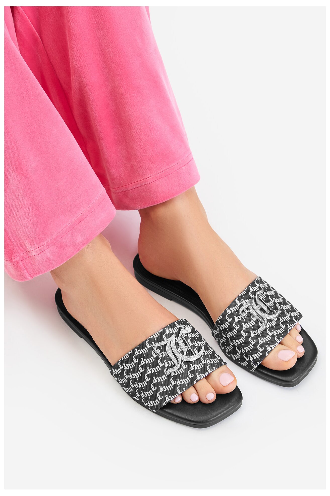 Klapki Juicy Couture CEO-HY24111-1 Czarny