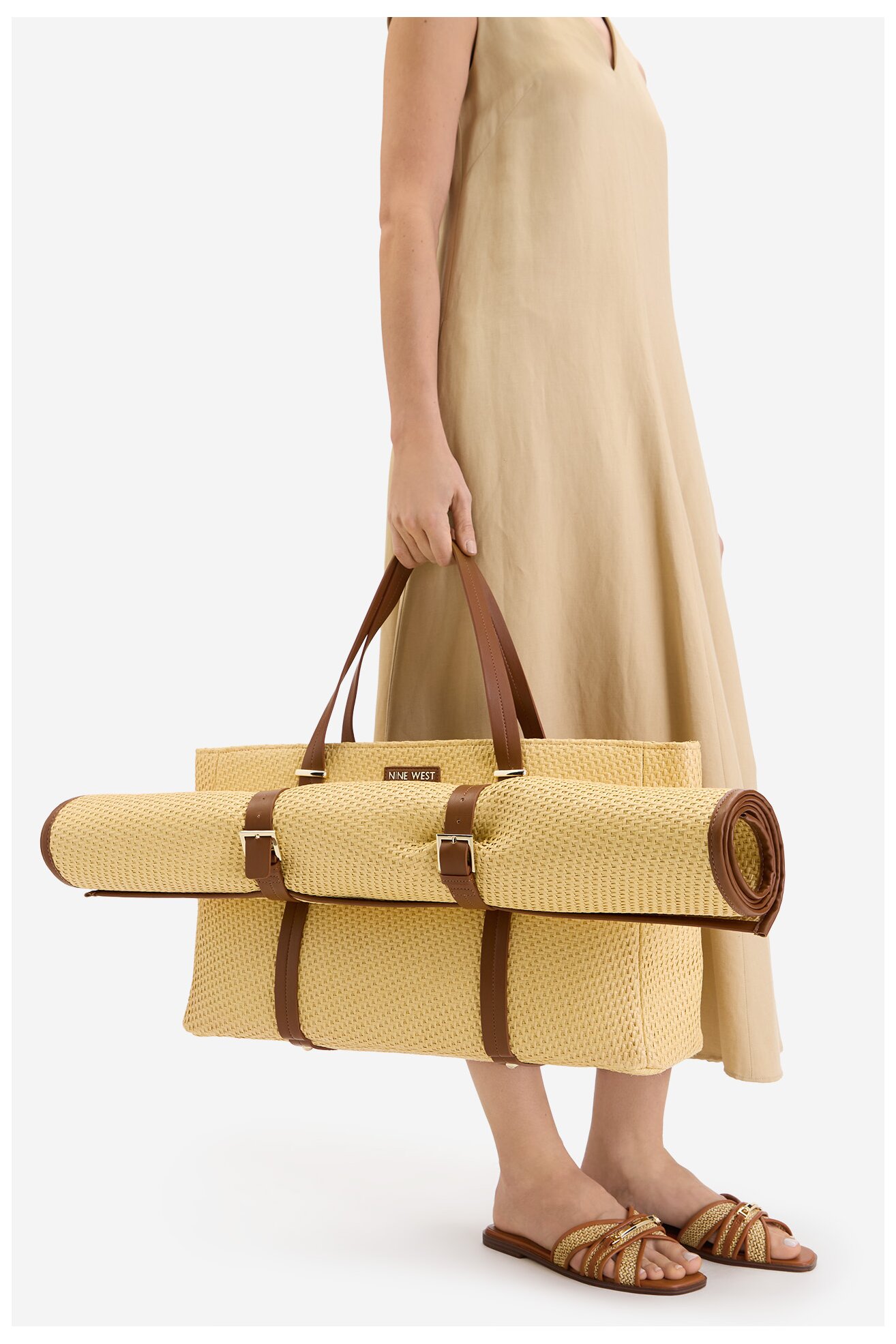 Torebka NINE WEST EO-HOUSTON KISS-BW-B16929 Beżowy