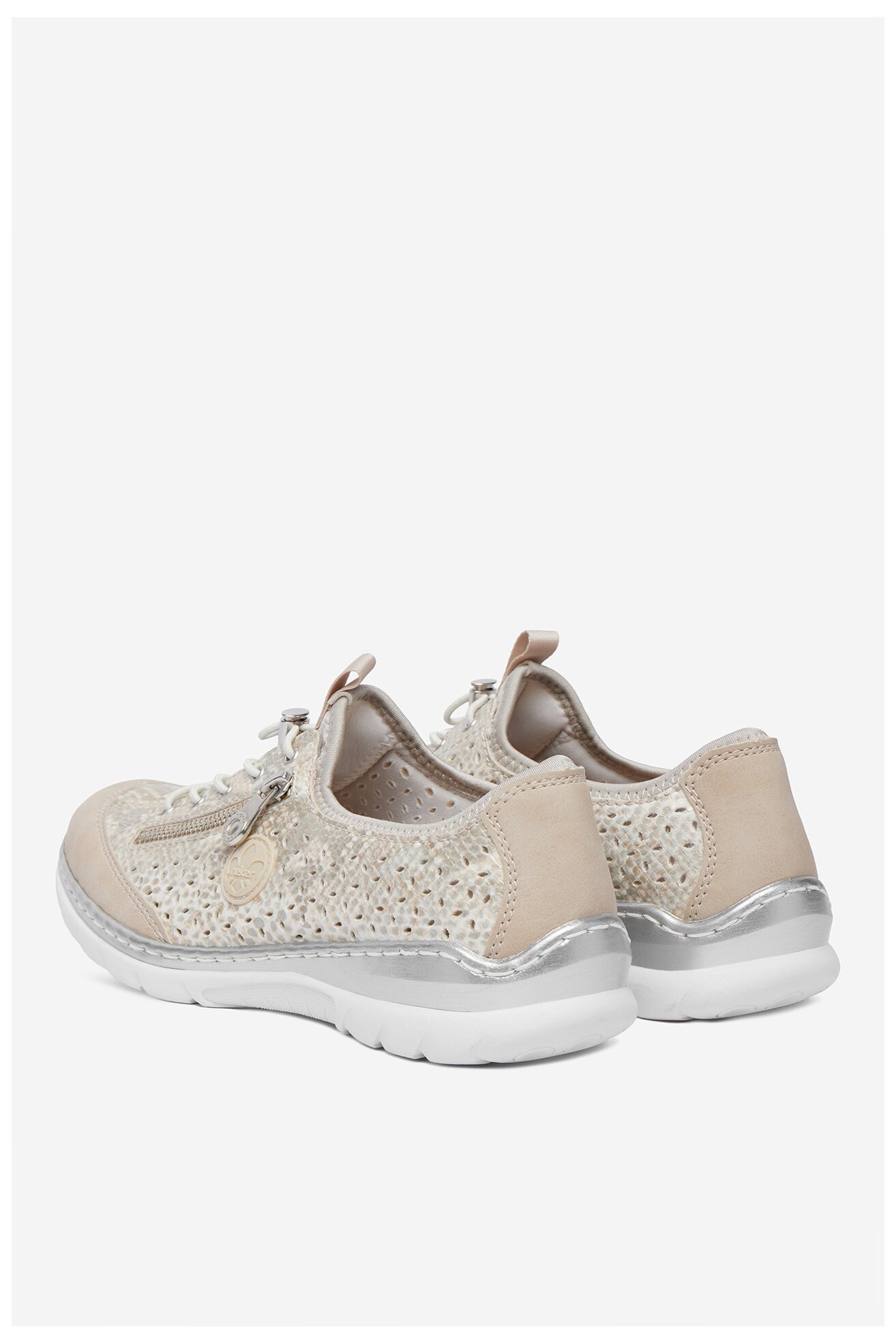 Półbuty Rieker CEO-L3252-92 Beżowy