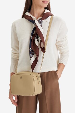 Сумка З Ремінцем Beverly Hills Polo Club CEO-BHPC-L-002-09 БЕЖЕВИЙ