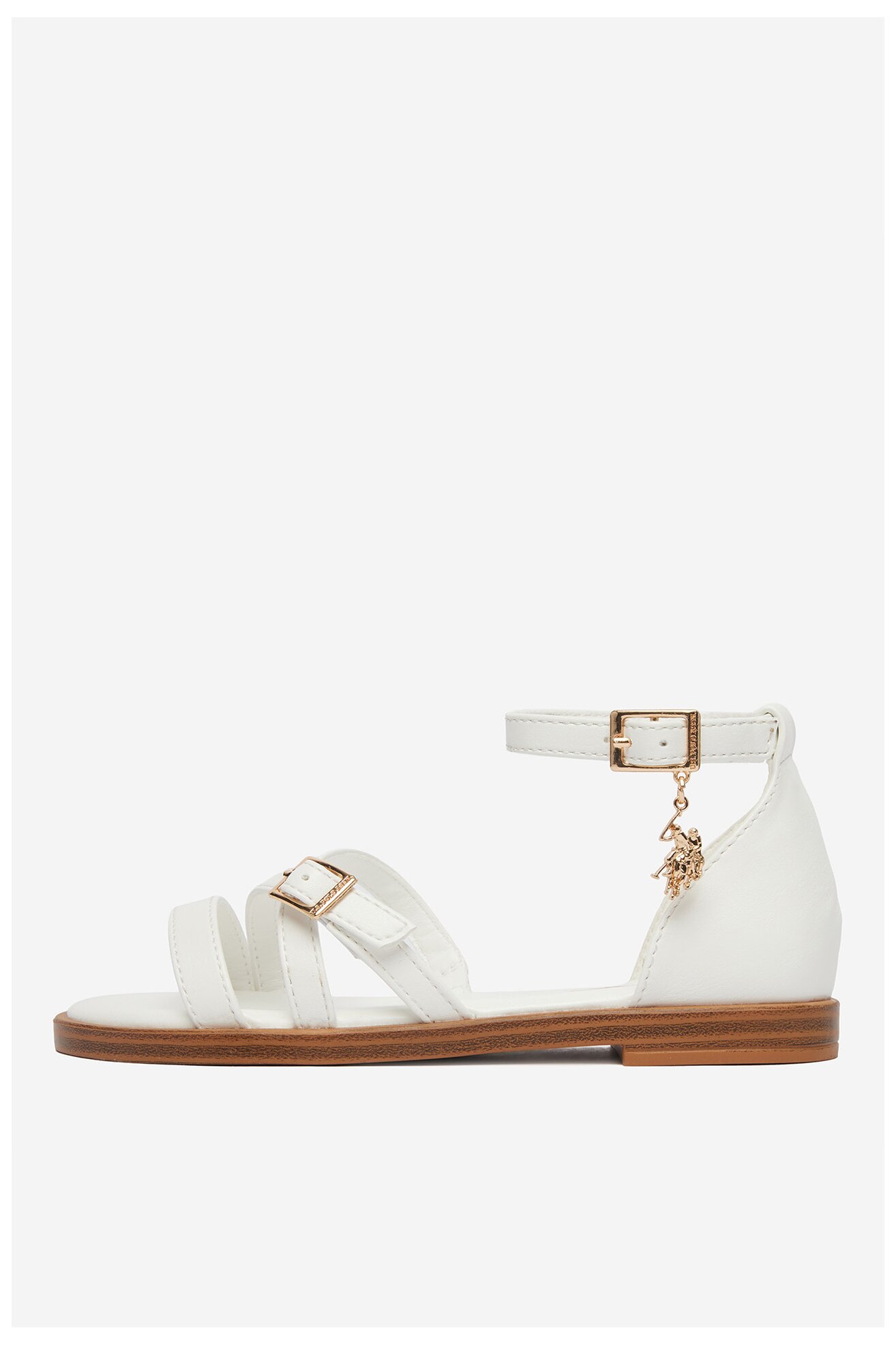 Sandały U.S. POLO ASSN. EO-ANGE001K/6Y1 Biały