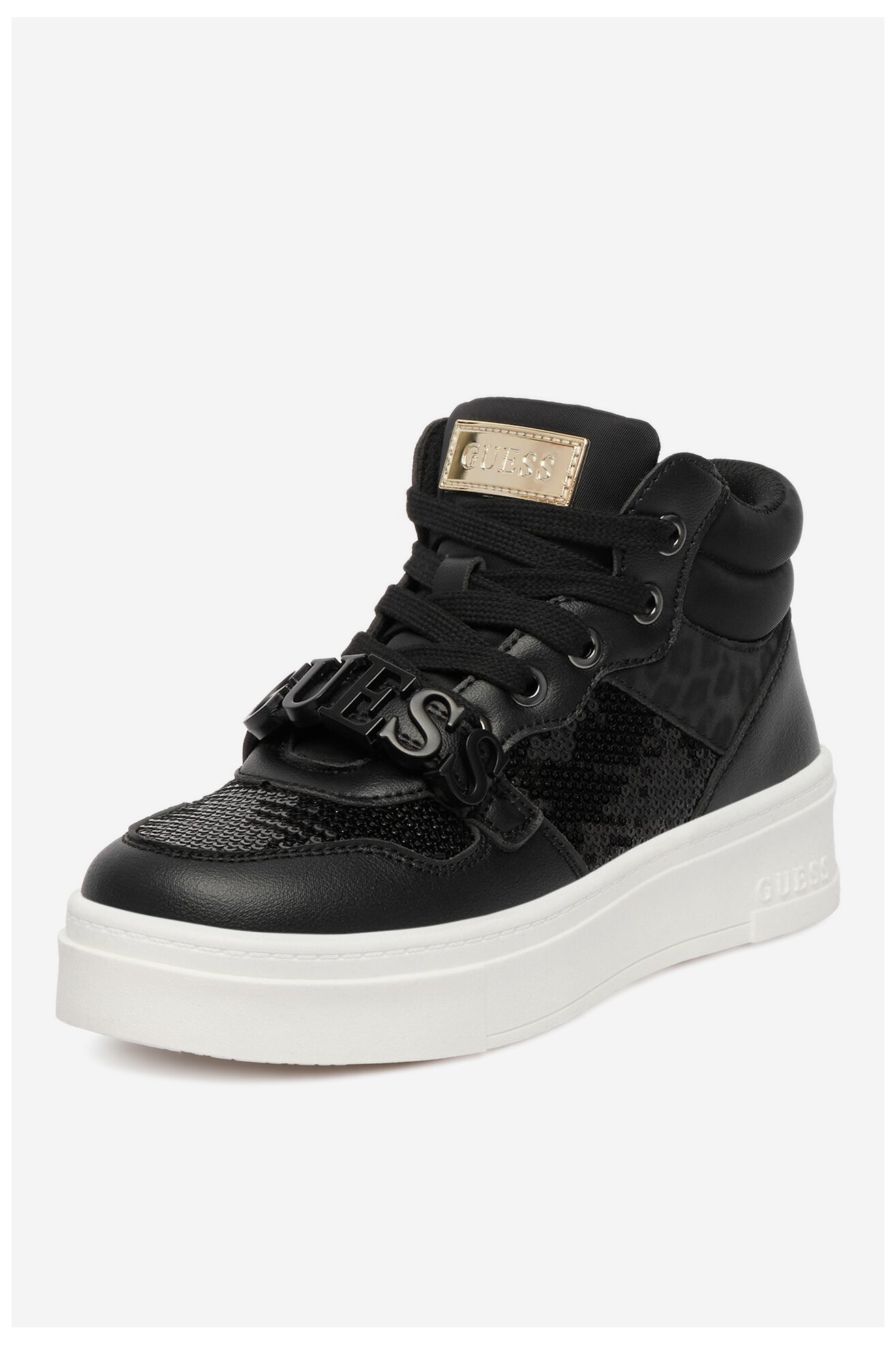 Sneakers GUESS CEOWB-AVO-357-05 Czarny