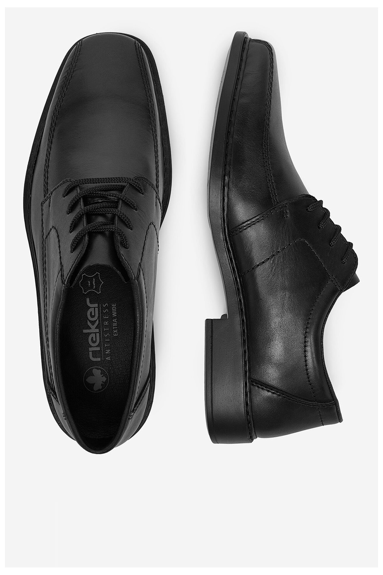 Półbuty Rieker CEO-B0812-00 Czarny