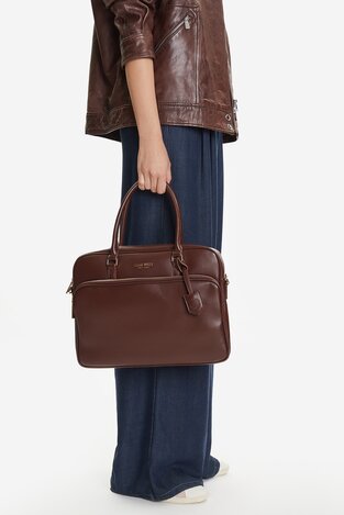 Сумка З Ремінцем NINE WEST CEO-EMMA-LA482-2847 ТЕМНО-КОРИЧНЕВИЙ