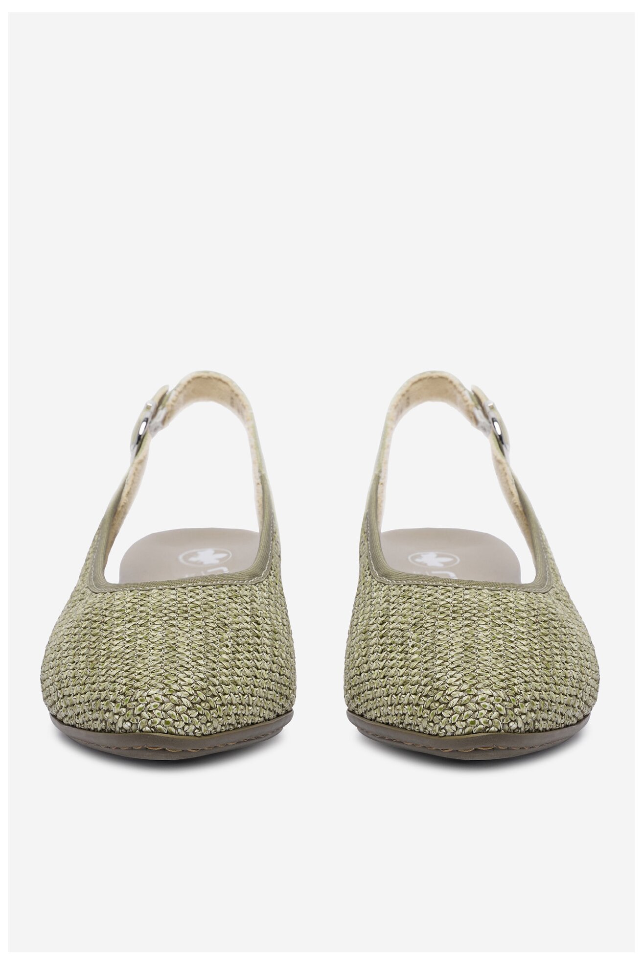 Czółenka Rieker CEO-47060-52 Oliwkowy jasny