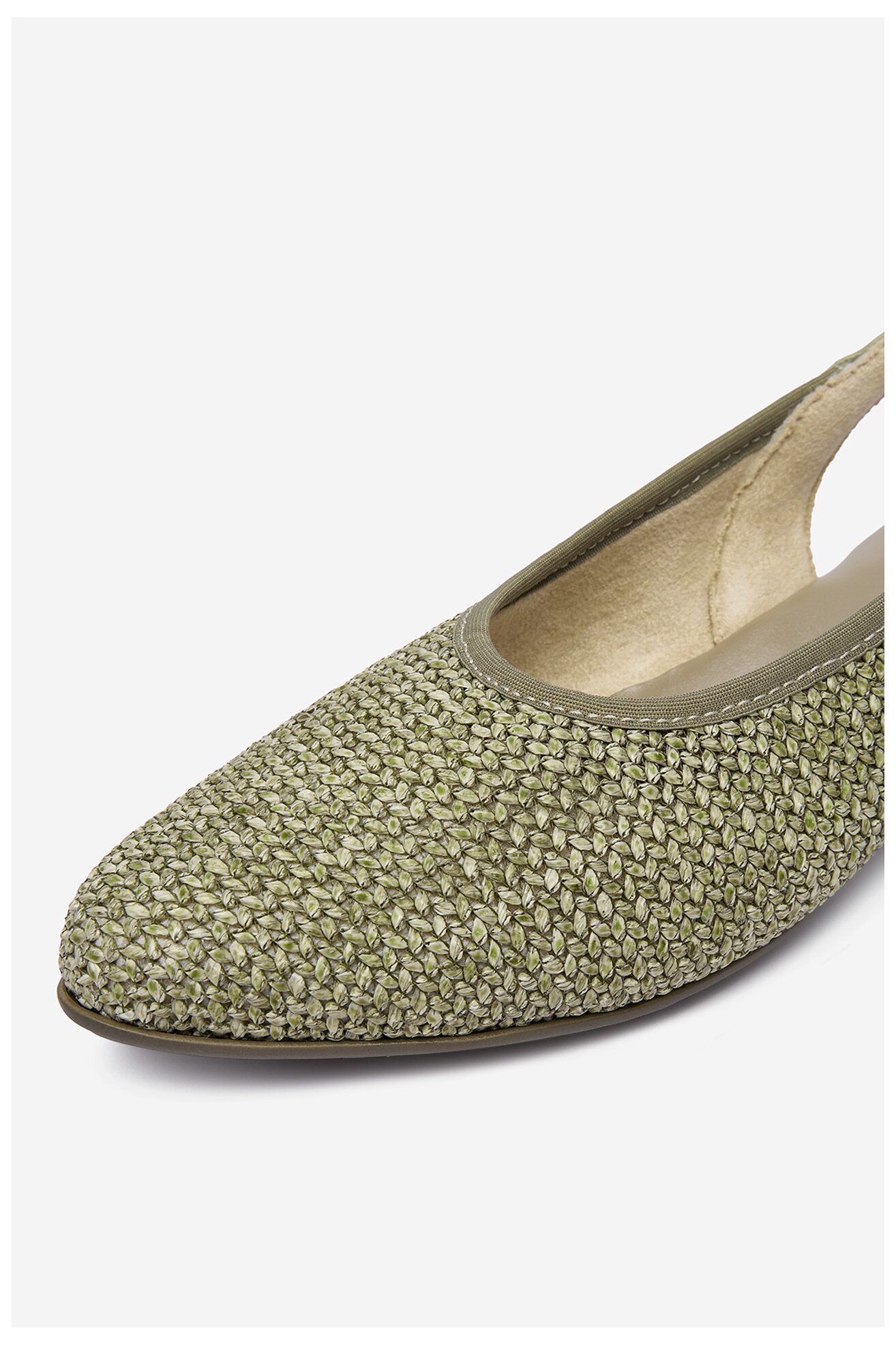 Czółenka Rieker CEO-47060-52 Oliwkowy jasny