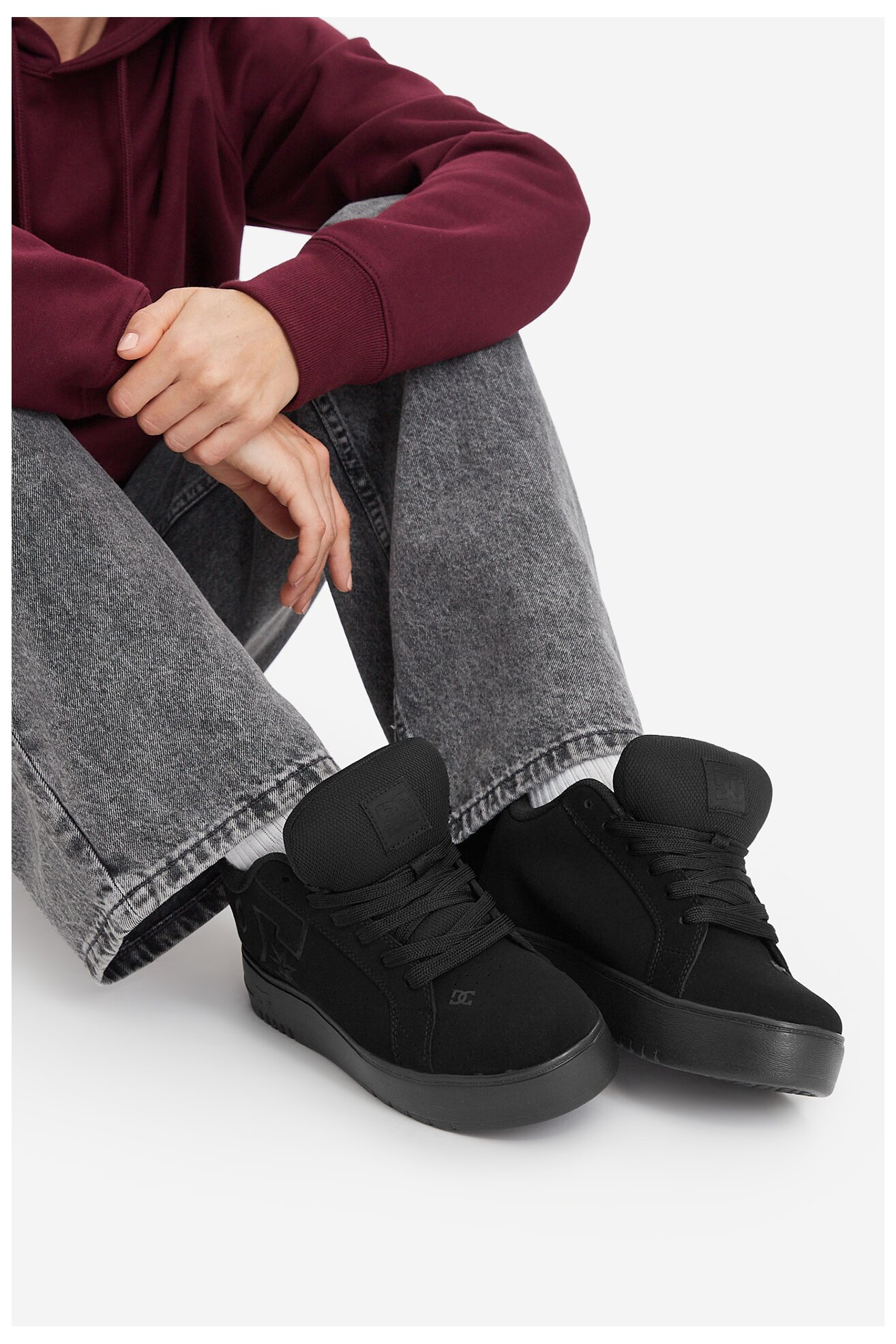 Кросівки спортивні DC Shoes EO-COURT GRAFFIK PLATFORM DC02422002 ЧОРНИЙ