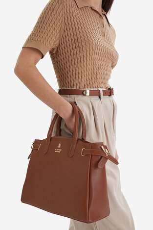 Сумка З Ремінцем Beverly Hills Polo Club EO-BHPC-C-009-09 КОРИЧНЕВИЙ