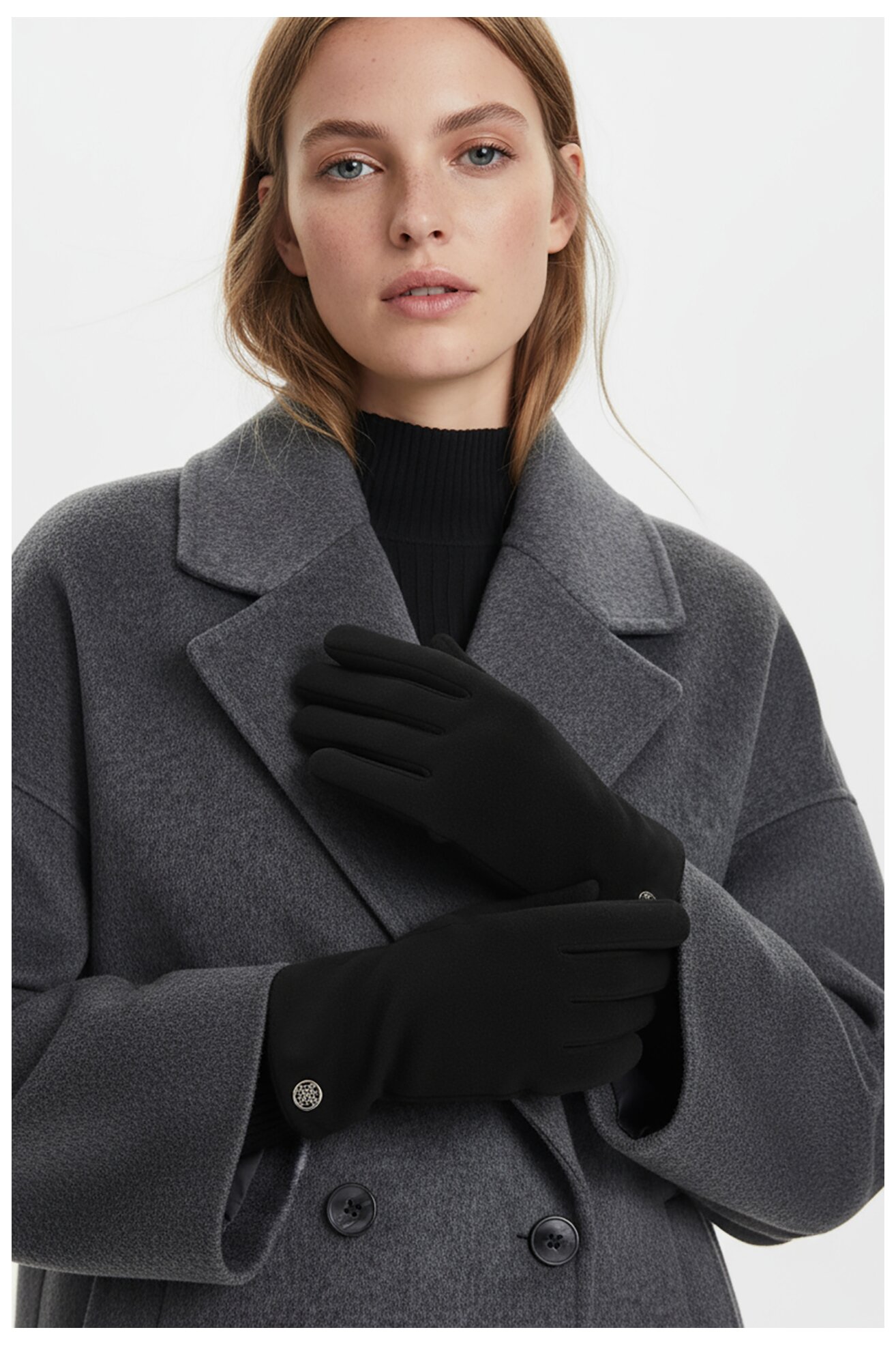 Рукавички Жіночі NINE WEST CEO-NW-W6-004-AW26 ЧОРНИЙ