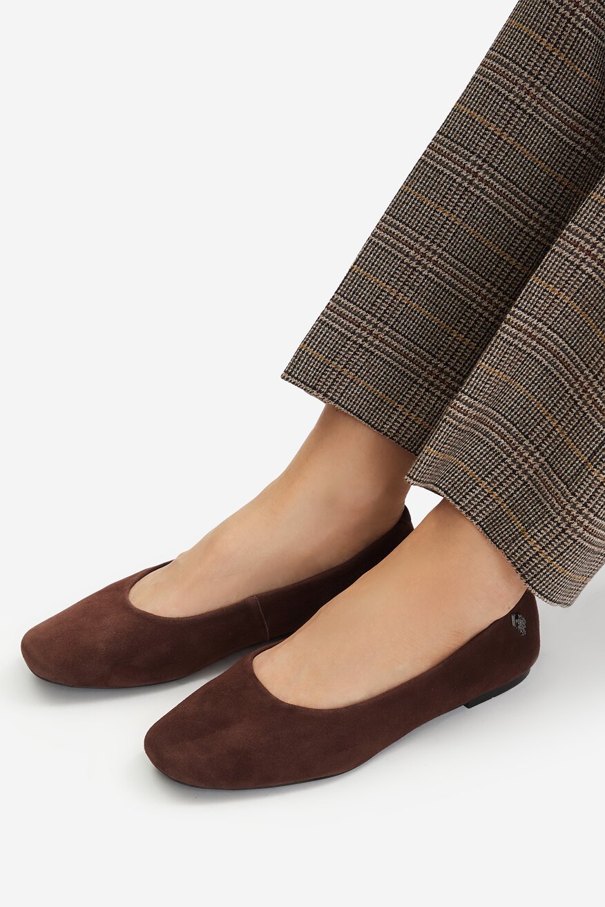 
                U.S. POLO ASSN. - Baleriny skórzane - 5906751922415