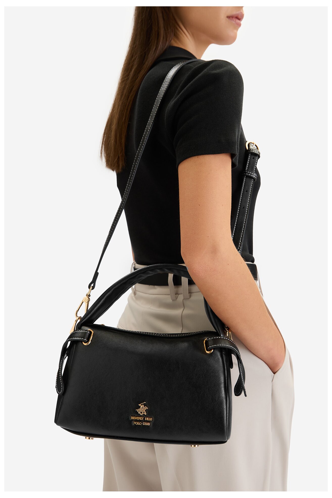 Torebka Beverly Hills Polo Club EO-BHPC-C-008-09 Czarny