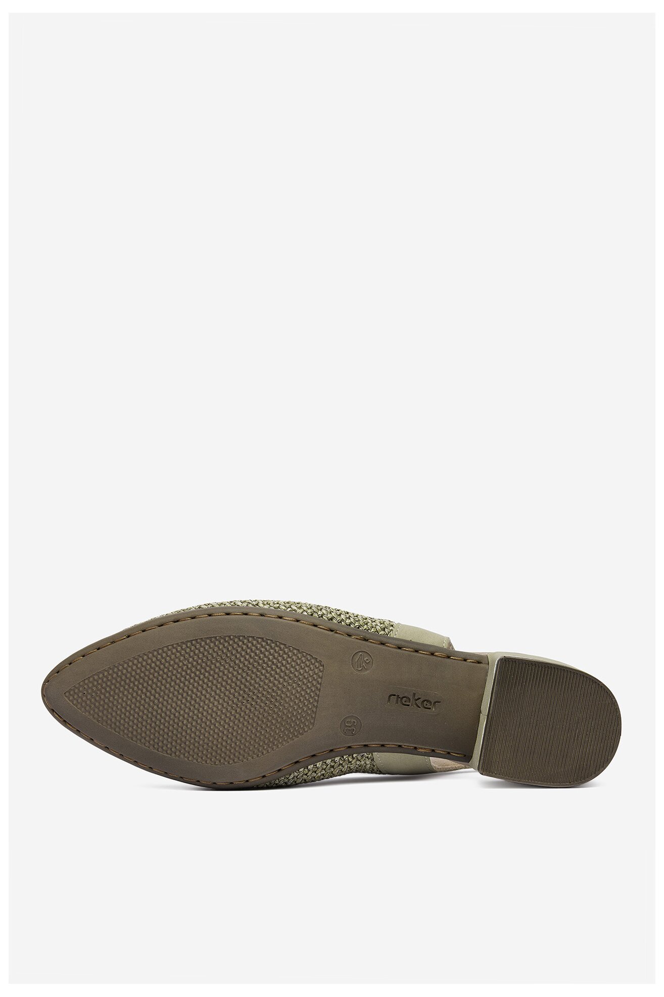 Czółenka Rieker CEO-47060-52 Oliwkowy jasny