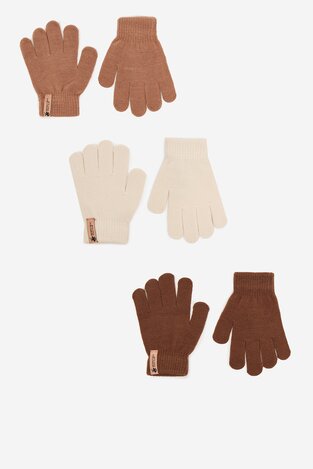Рукавички Дитячі Beverly Hills Polo Club CEO-ACCCS-BHPC-03(3-PACK) КОРИЧНЕВИЙ