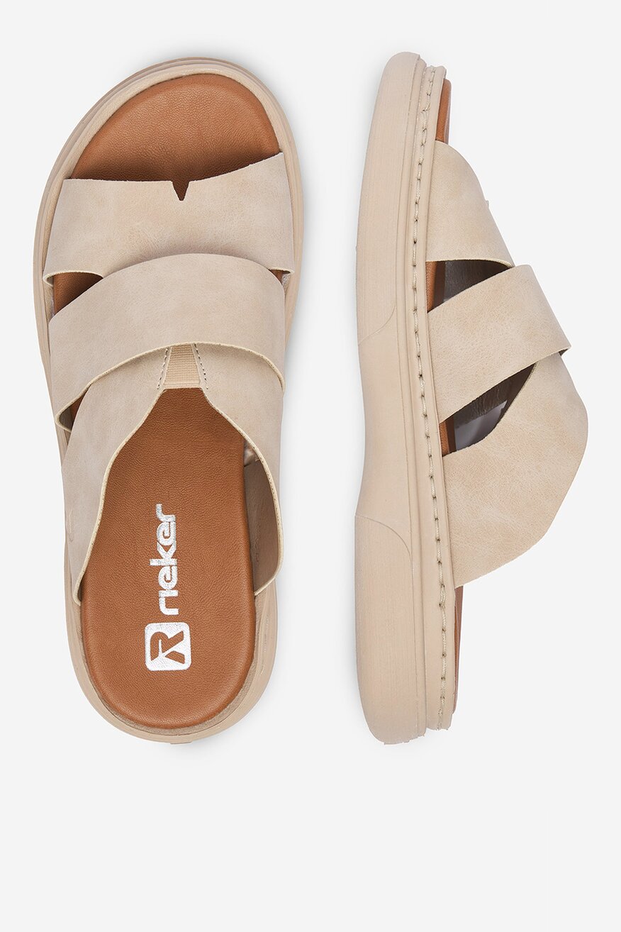 
                        Klapki Rieker CEO-V3089-62 Beżowy - 5906751763995