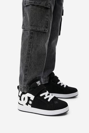 Кросівки спортивні DC Shoes EO-COURT GRAFFIK ELASTIC TODDLER DC02547002 ЧОРНИЙ