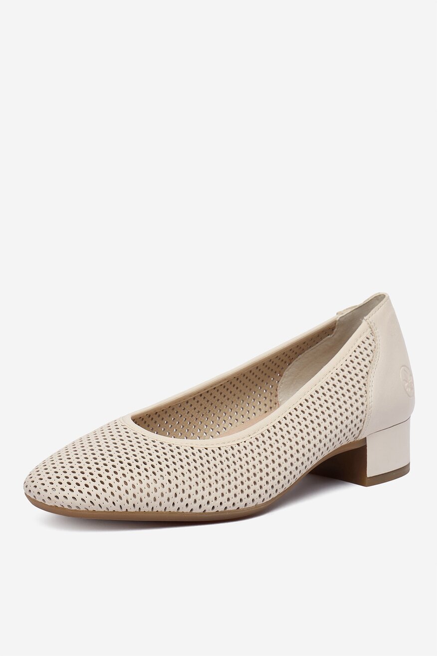 
                Rieker - Czółenka skórzane - 5906751831168