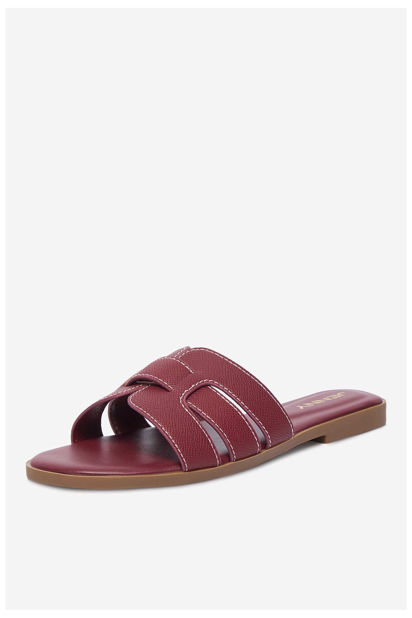 Klapki Jenny CEO-LB-F1061 Bordowy