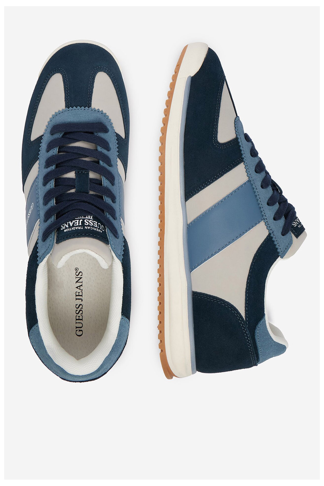 Сникърси GUESS JEANS EO-DELAND-01 WE КОБАЛТОВО СИНЬО