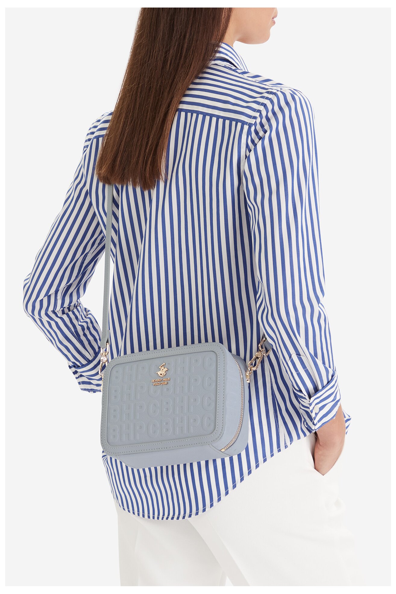 Torebka Beverly Hills Polo Club EO-BHPC-S-001-09 Niebieski