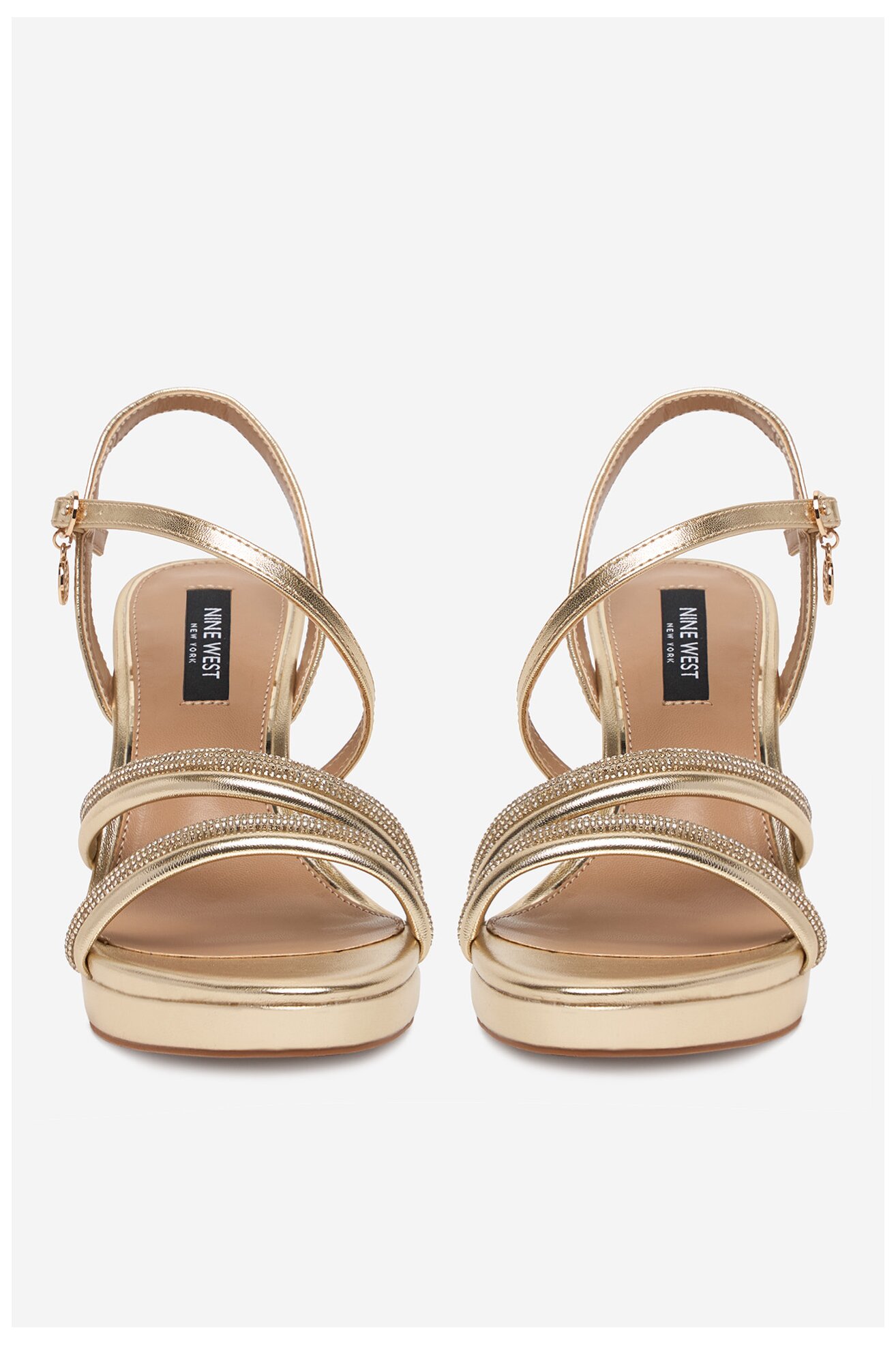 Sandały NINE WEST CEO-25120-2508 Złoty