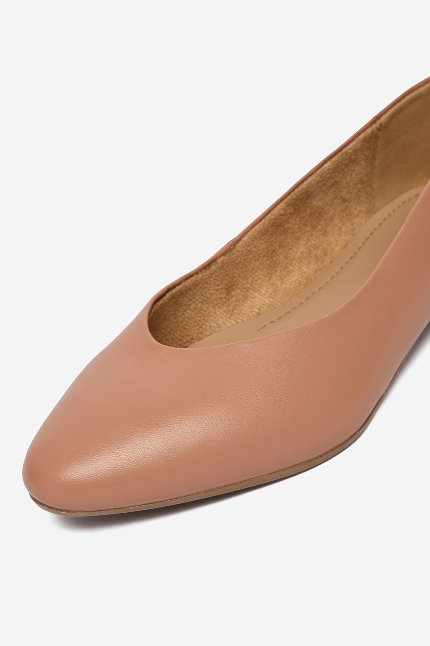 
                Lasocki - Baleriny skórzane - 5906751638330