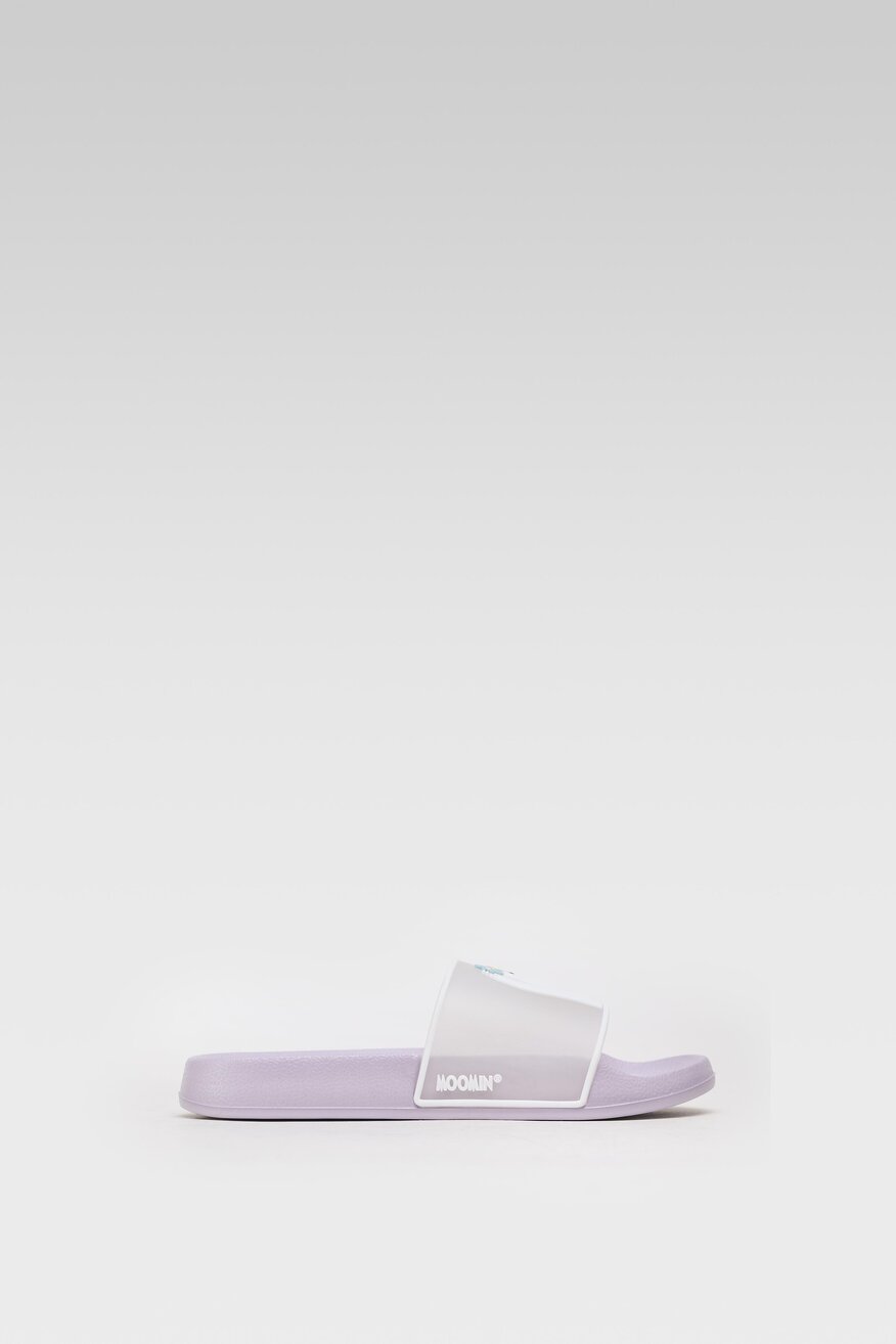 Klapki basenowe fioletowe
