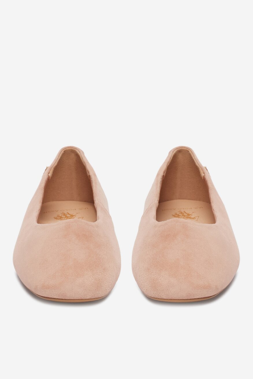 
                U.S. POLO ASSN. - Baleriny skórzane - 5906751922286