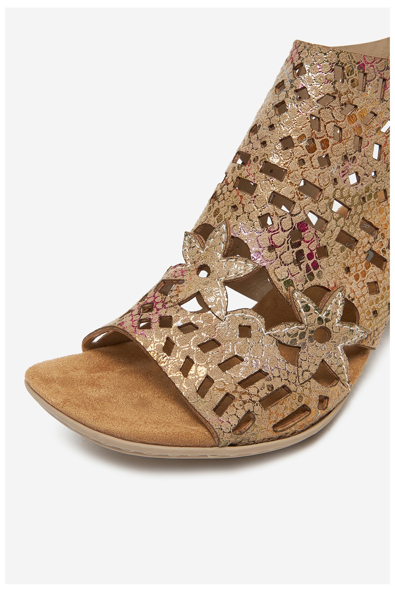 Sandały Rieker CEO-64780-90 Złoty