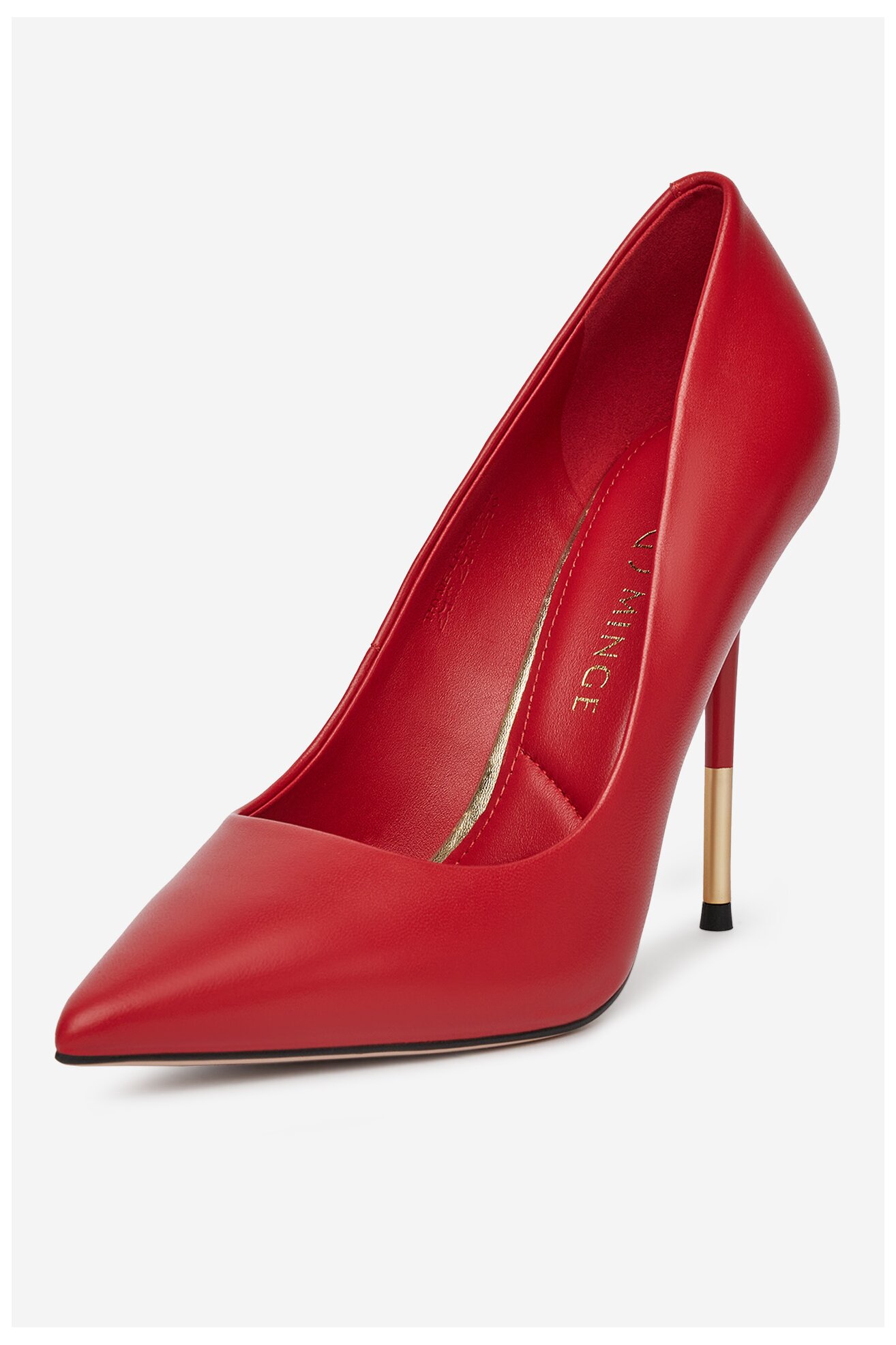 Czółenka EVA MINGE THYME-LT934-35 Czerwony