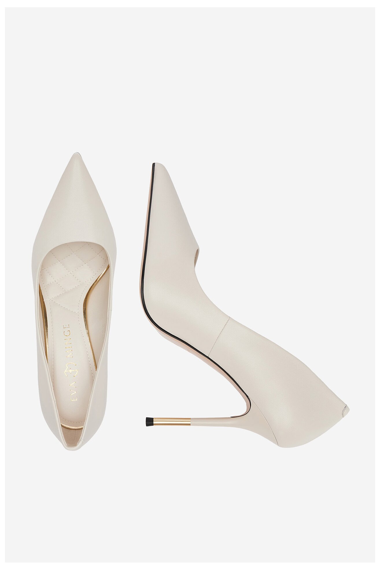 Czółenka EVA MINGE THYME-LT934-35 Biały