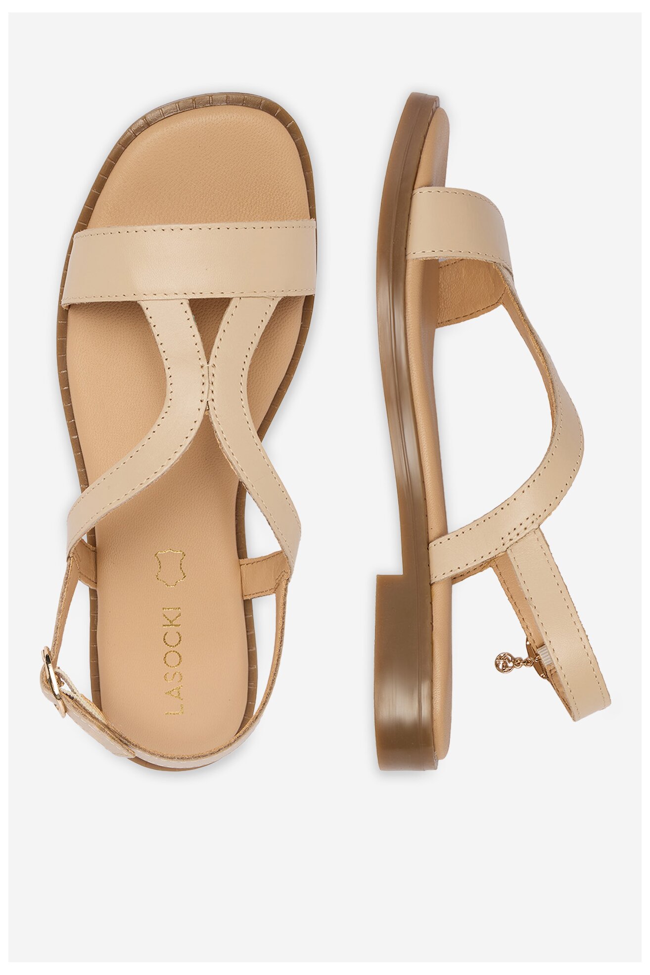 Sandały Lasocki CEO-RST-EMIE-42 Beżowy