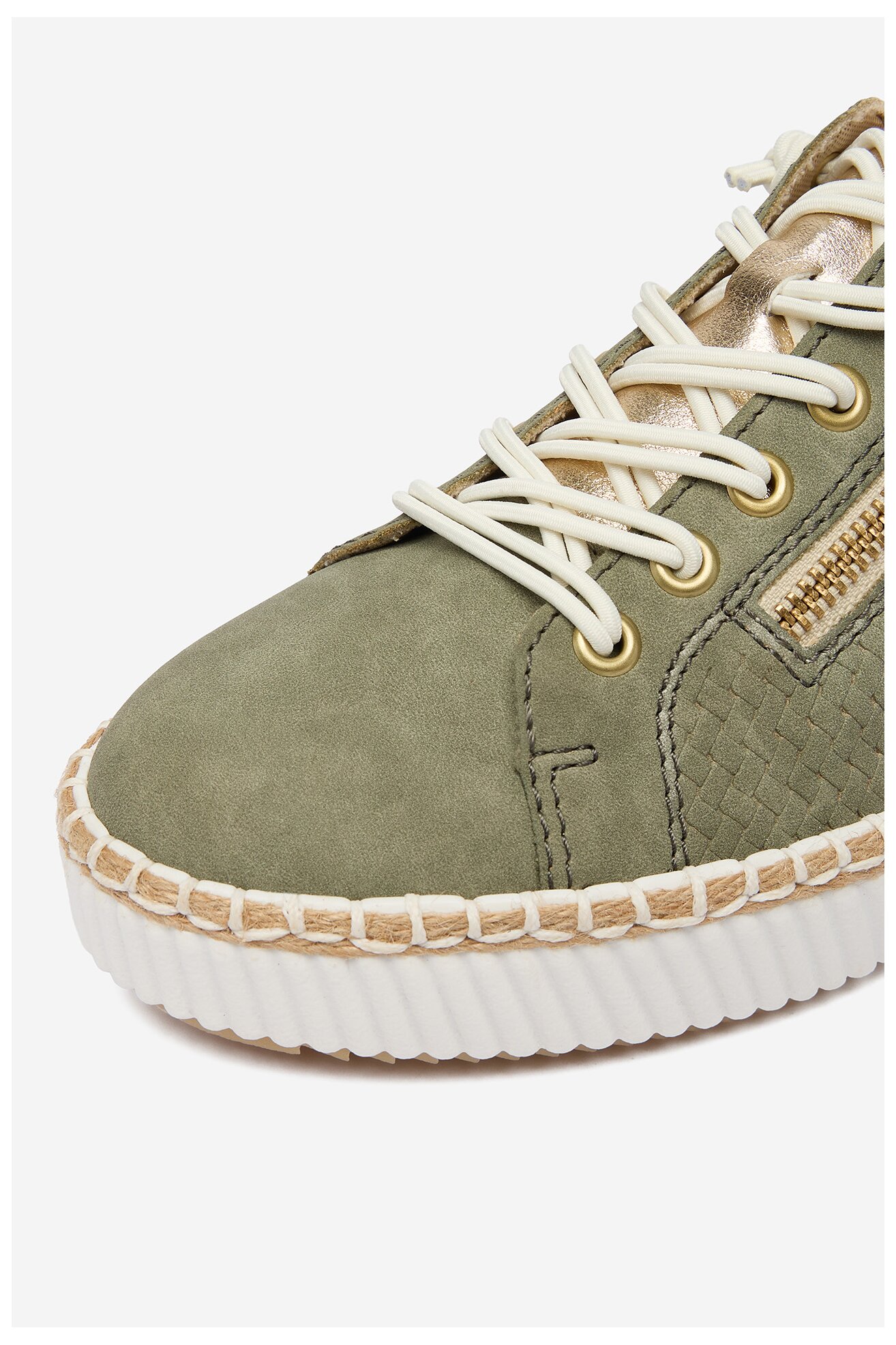 Sneakers Rieker CEO-M2940-52 Oliwkowy jasny