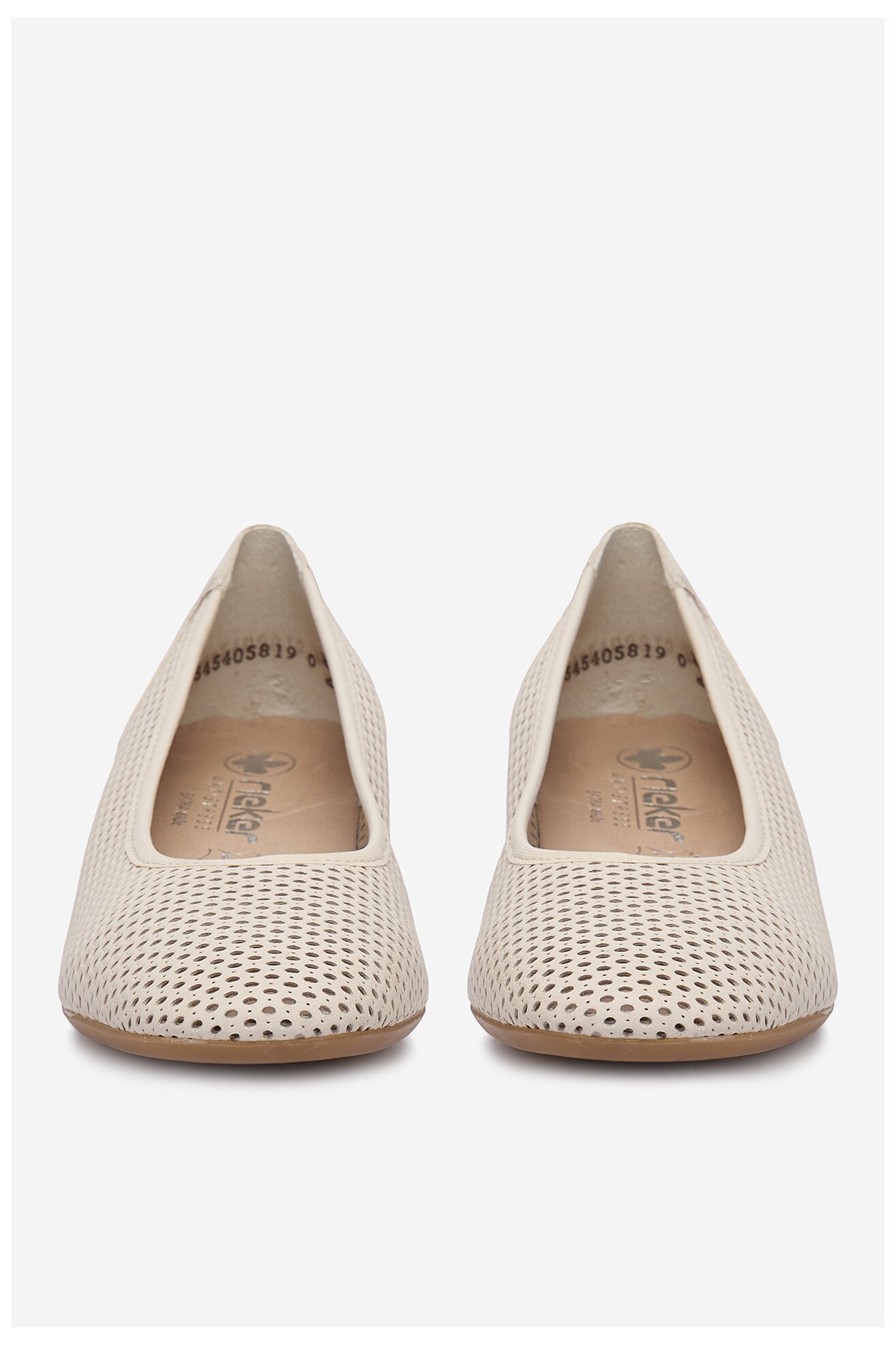 Czółenka Rieker CEO-43459-60 Beżowy