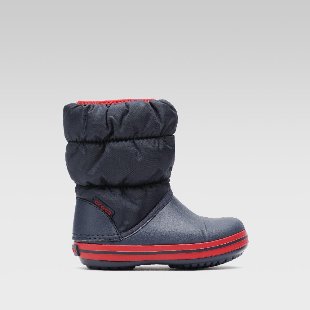 Csizma Crocs WINTER PUFF BOOT T 14613-485 SÖTÉTKÉK, méret: 24/25 - CCC