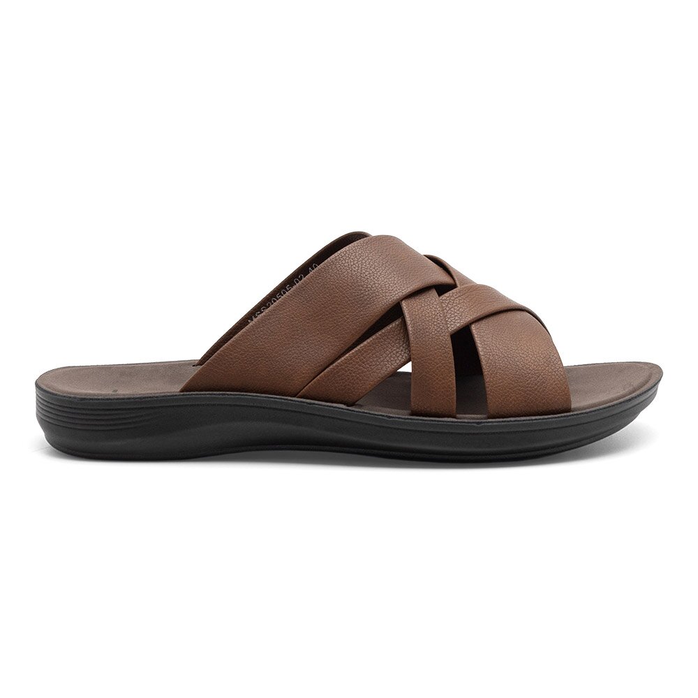 Šľapky Lanetti MSS20505-02 HNEDÁ, veľkosť: 45 - CCC