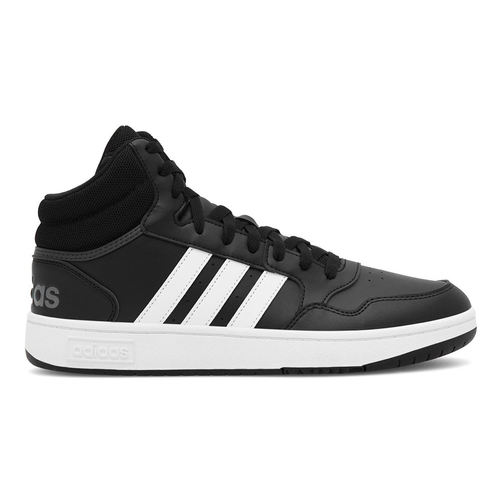 Rekreačná obuv adidas HOOPS 3.0 MID GW3020 ČIERNA, veľkosť: 41 1/3 - CCC