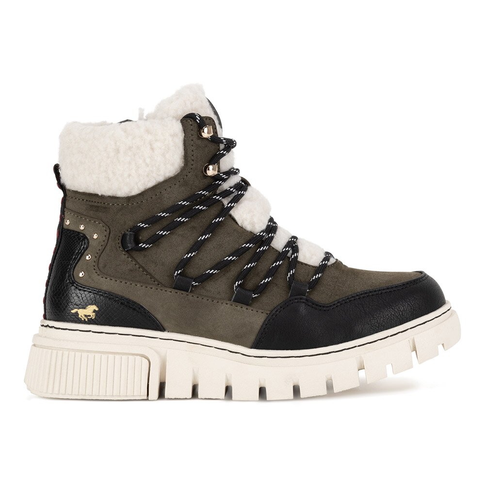 Vysoké šnurovacia topánky Mustang 1502-602 KHAKI, veľkosť: 38 - CCC