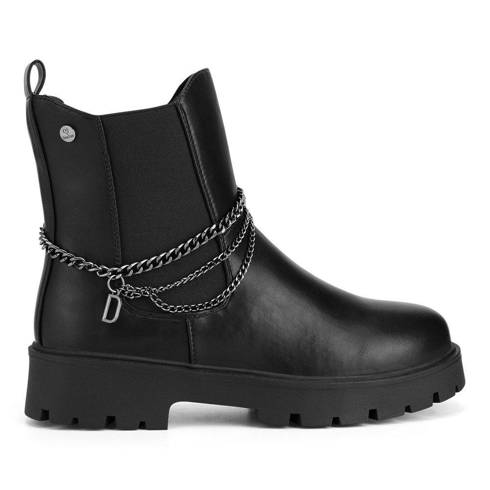 Bokacsizma DeeZee CM231117-1 FEKETE, méret: 36 - CCC