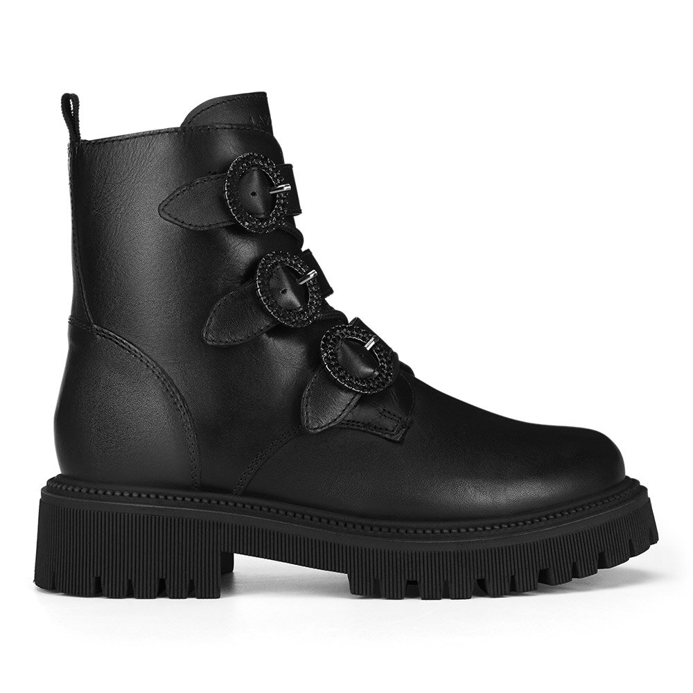 Lasocki Young Dla Obu Płci Dzieci Czarny - Trzewiki Skórzane Betina Ci12-Betina-02 : - Ccc Rozmiar 33