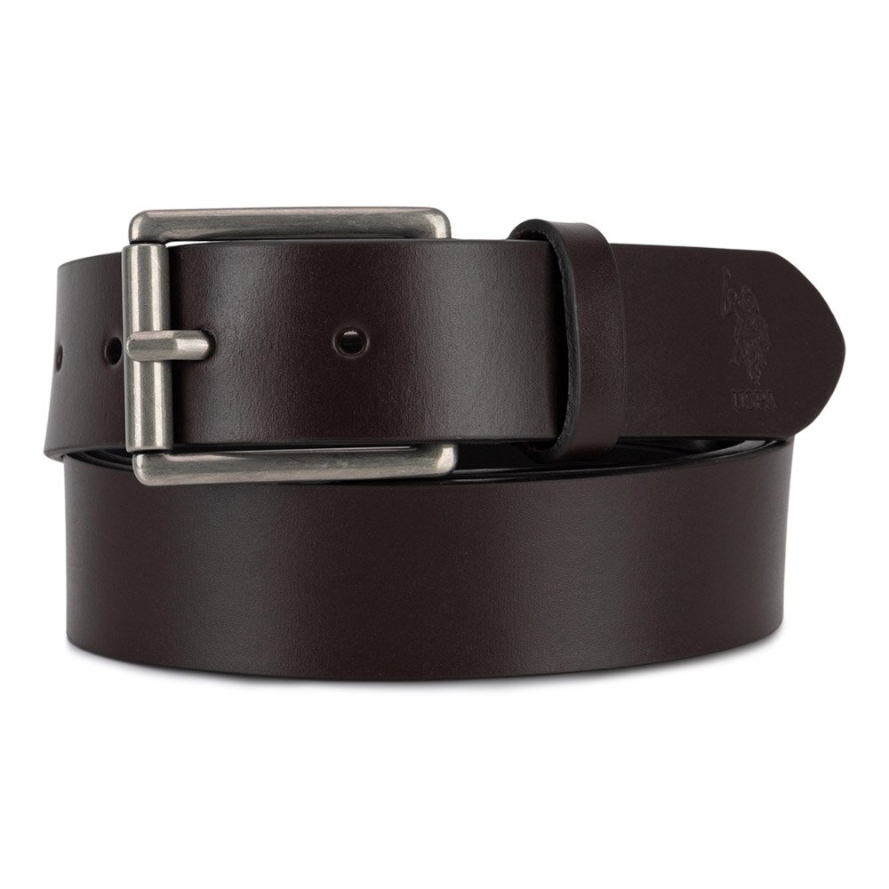 Pánsky opasok U.S. POLO ASSN. AIUXT2315MHA TMAVO HNEDÁ, veľkosť: XL - CCC
