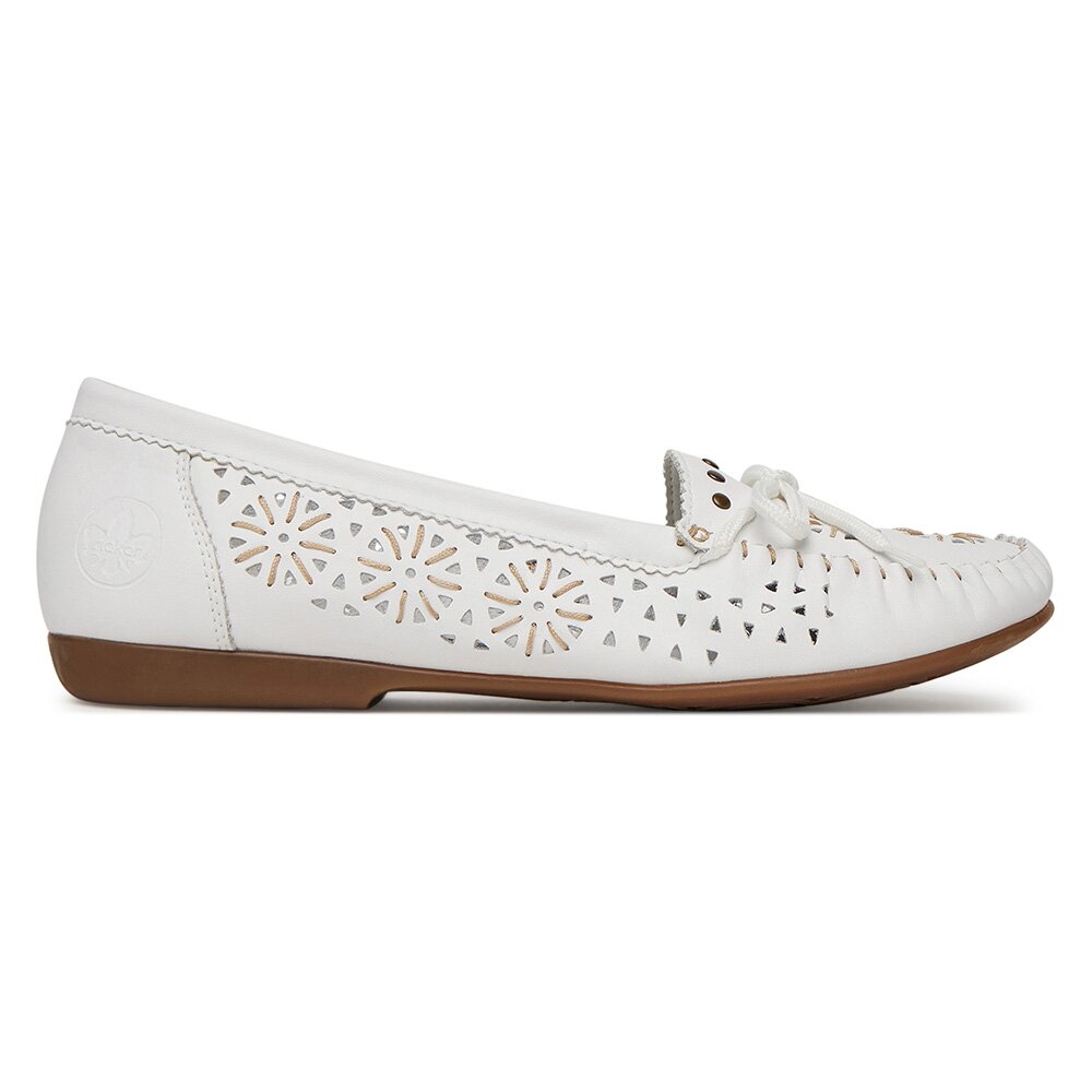 Balerínky Rieker L6396-80 BIELA, veľkosť: 39 - CCC